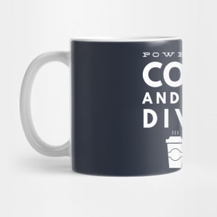 POWERED BY COFFEE AND SCUBA DIVING -  SCUBA DIVING Mug